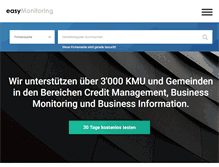 Tablet Screenshot of easymonitoring.ch